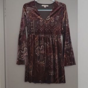 Boston Proper Paisley Dress Small